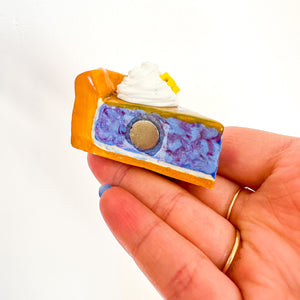 Blueberry Pie Slice Magnet No.3