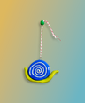 Blue Snail Wall Hanging