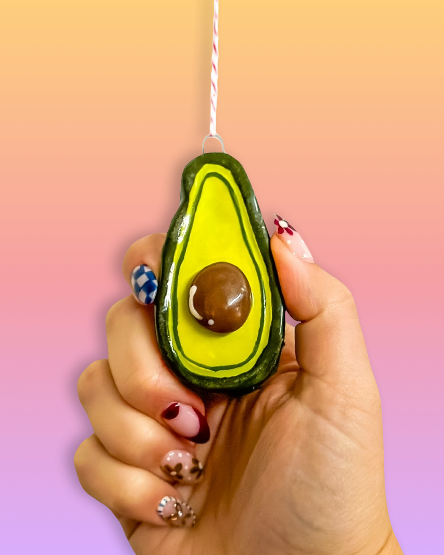 Avocado Squeezy Keychain Avocado Squeezy Keychain