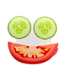 Happy Cucumber Face Sticker