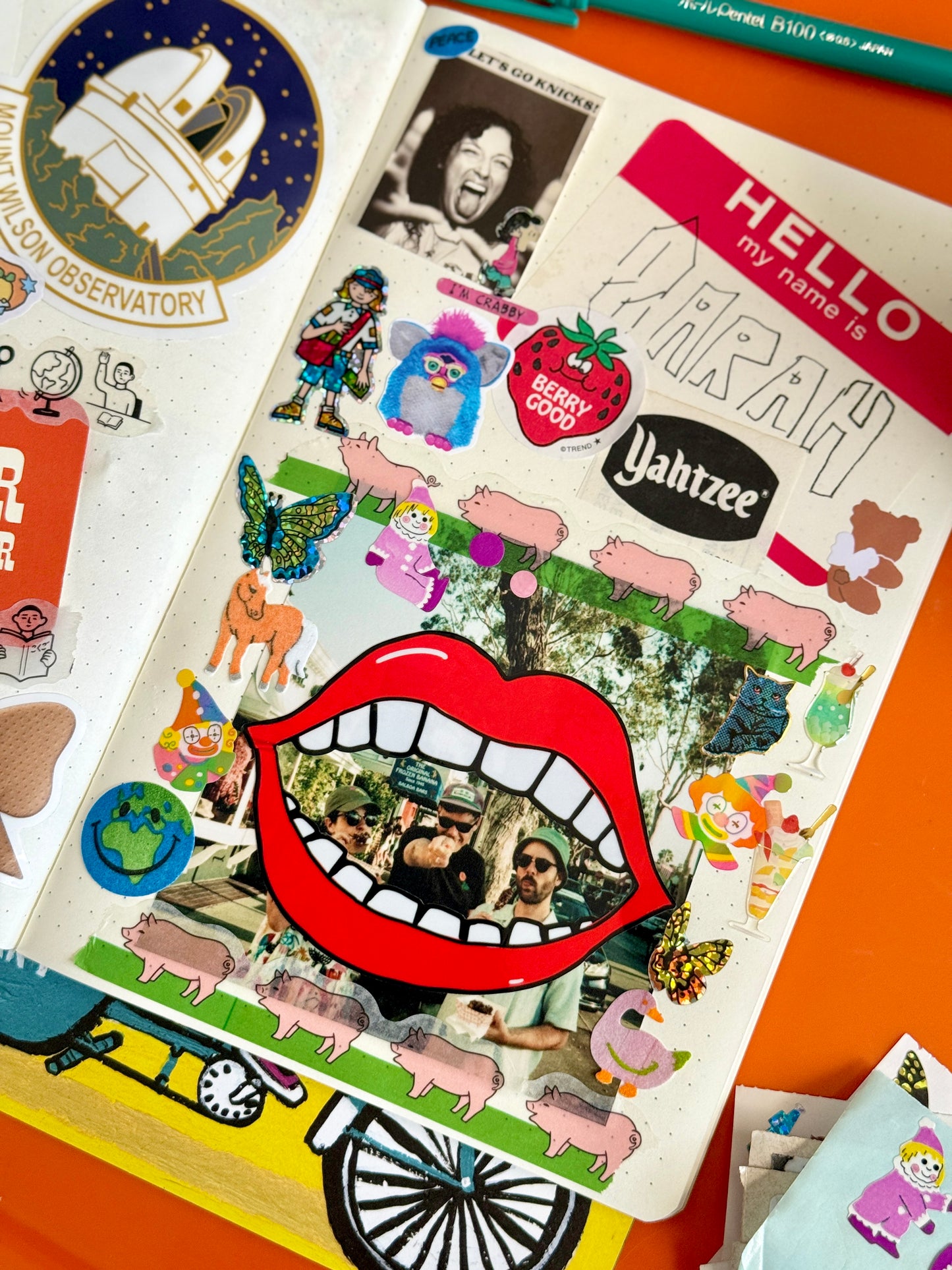 Big Mouth Sticker Frame
