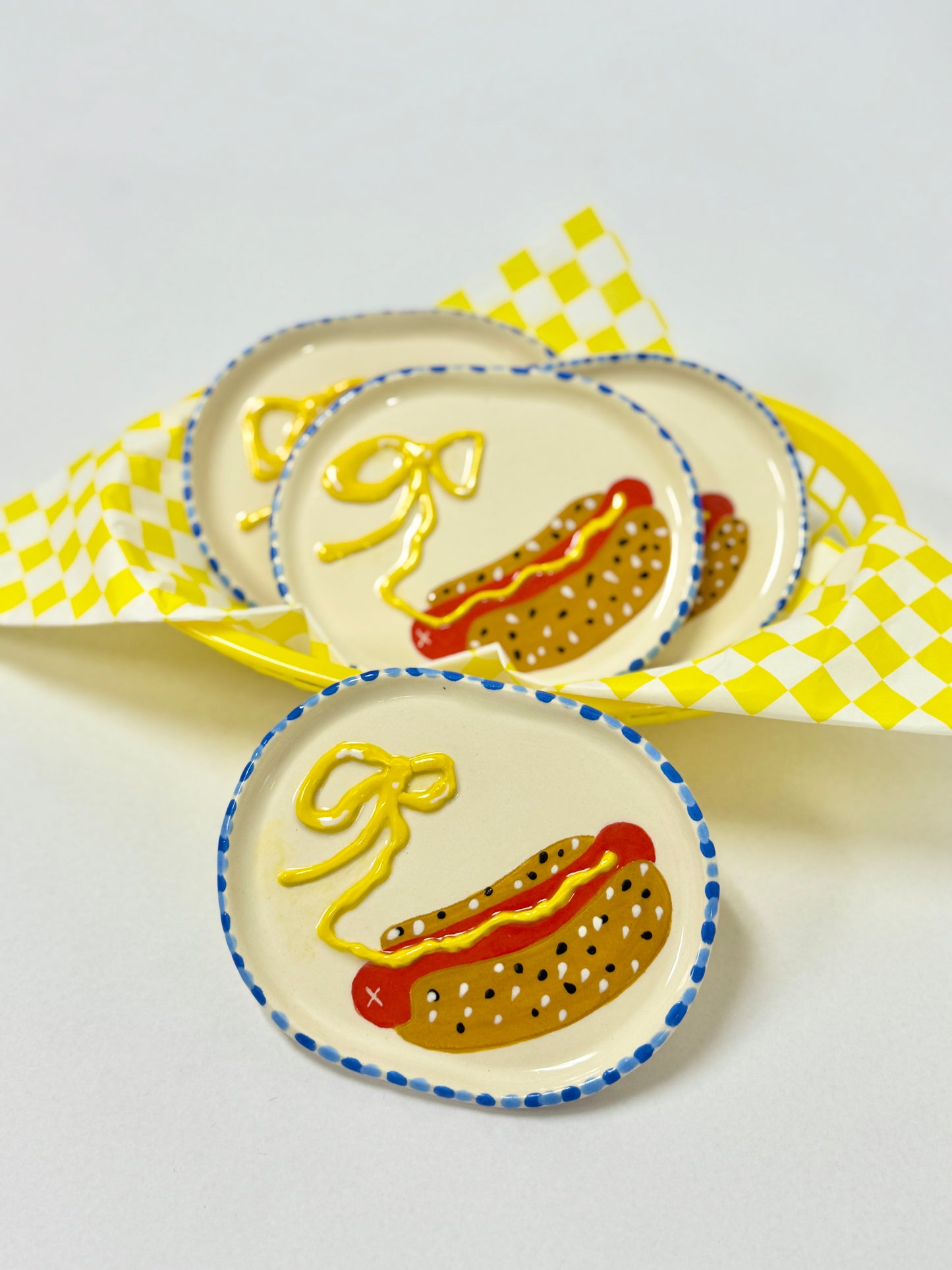 Mustard Ribbon Tray