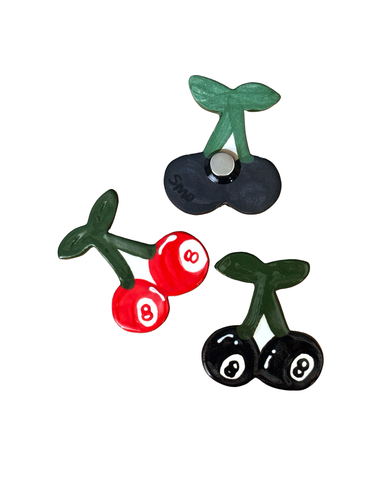 Cherry 8 Ball Magnet