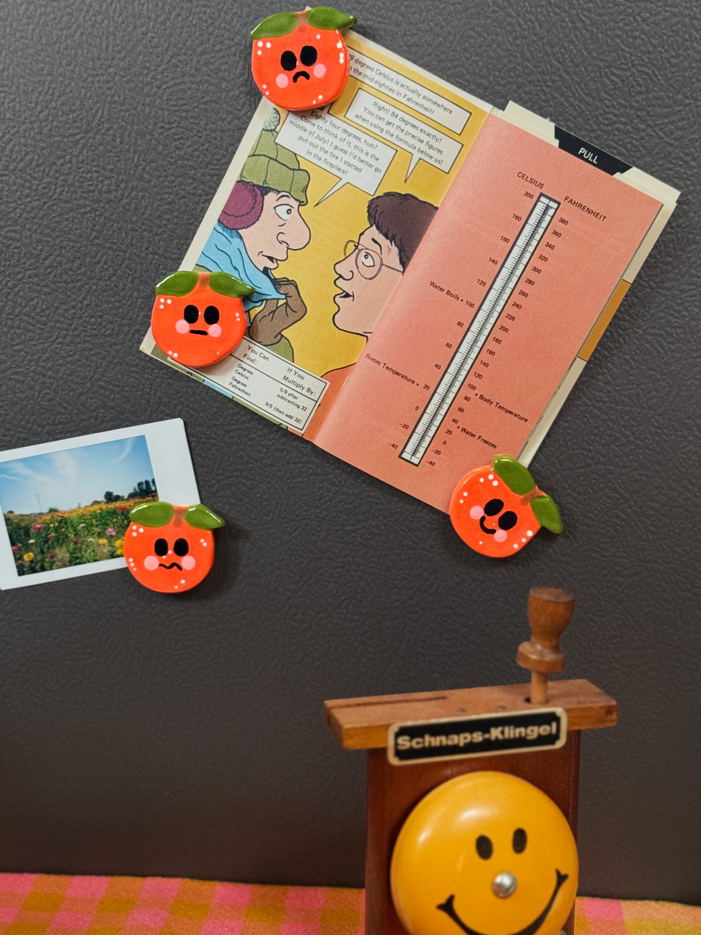Groovy Orange Magnet