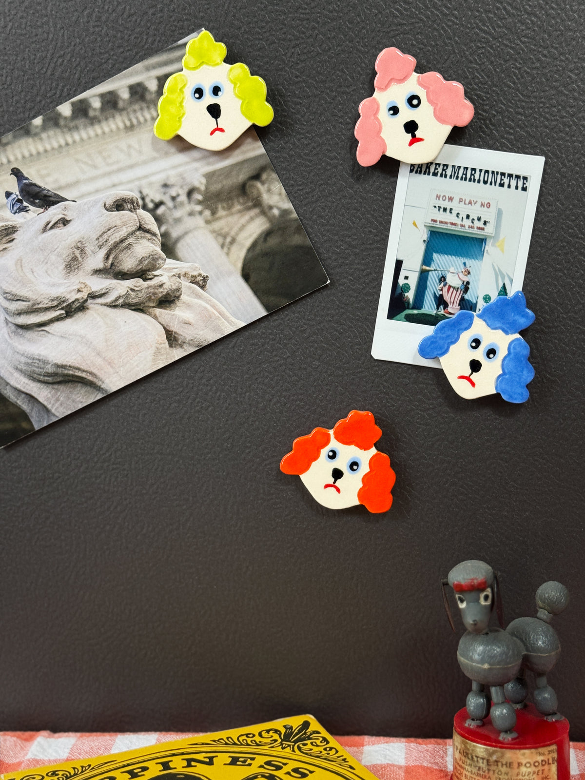 Puffy Poodle Magnet
