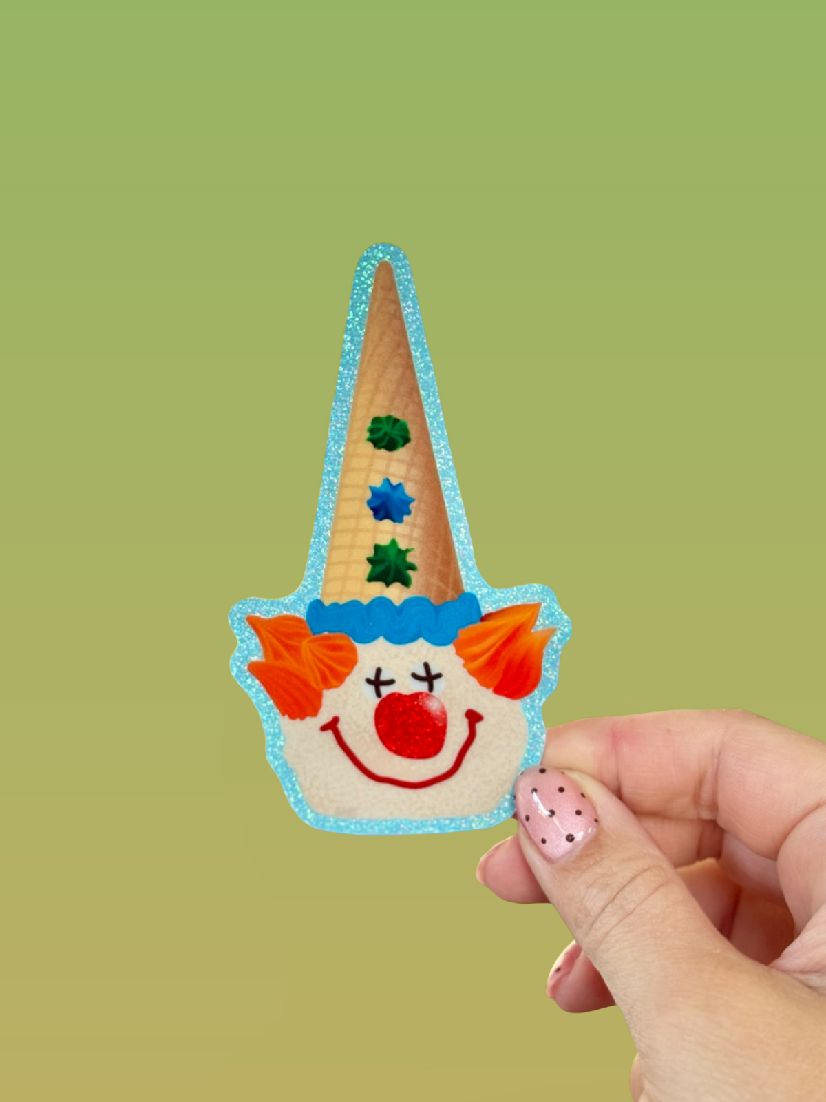Clown Cone Sticker