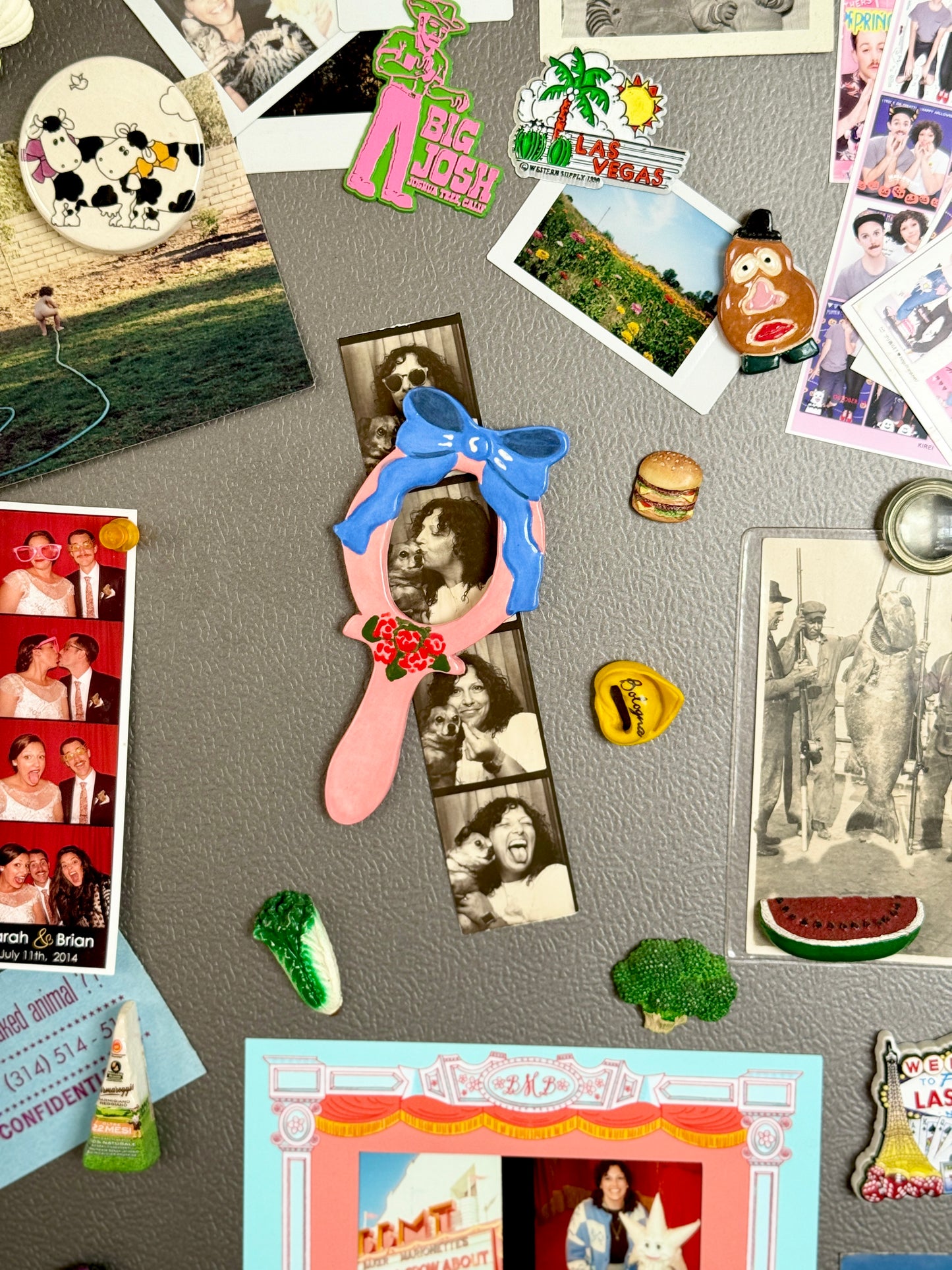 Hand Mirror Magnet Frame