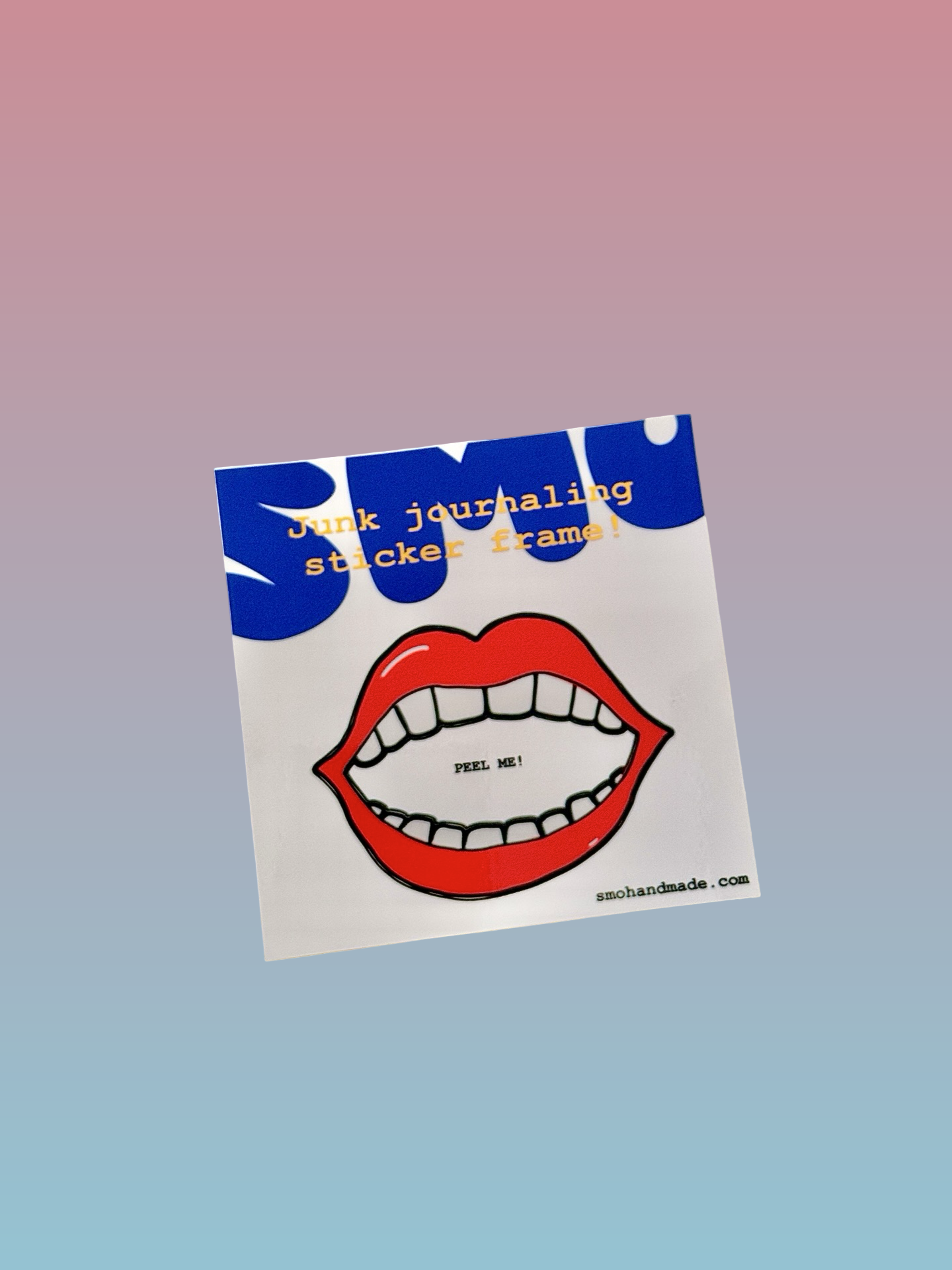 Big Mouth Sticker Frame