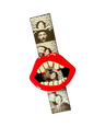 Big Fangy Mouth Magnet Frame
