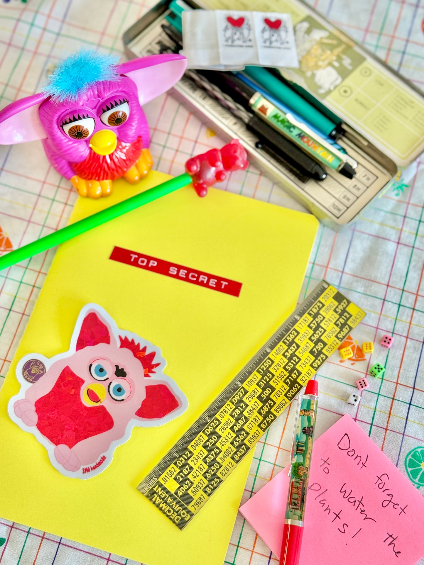Pink Furby Sticker