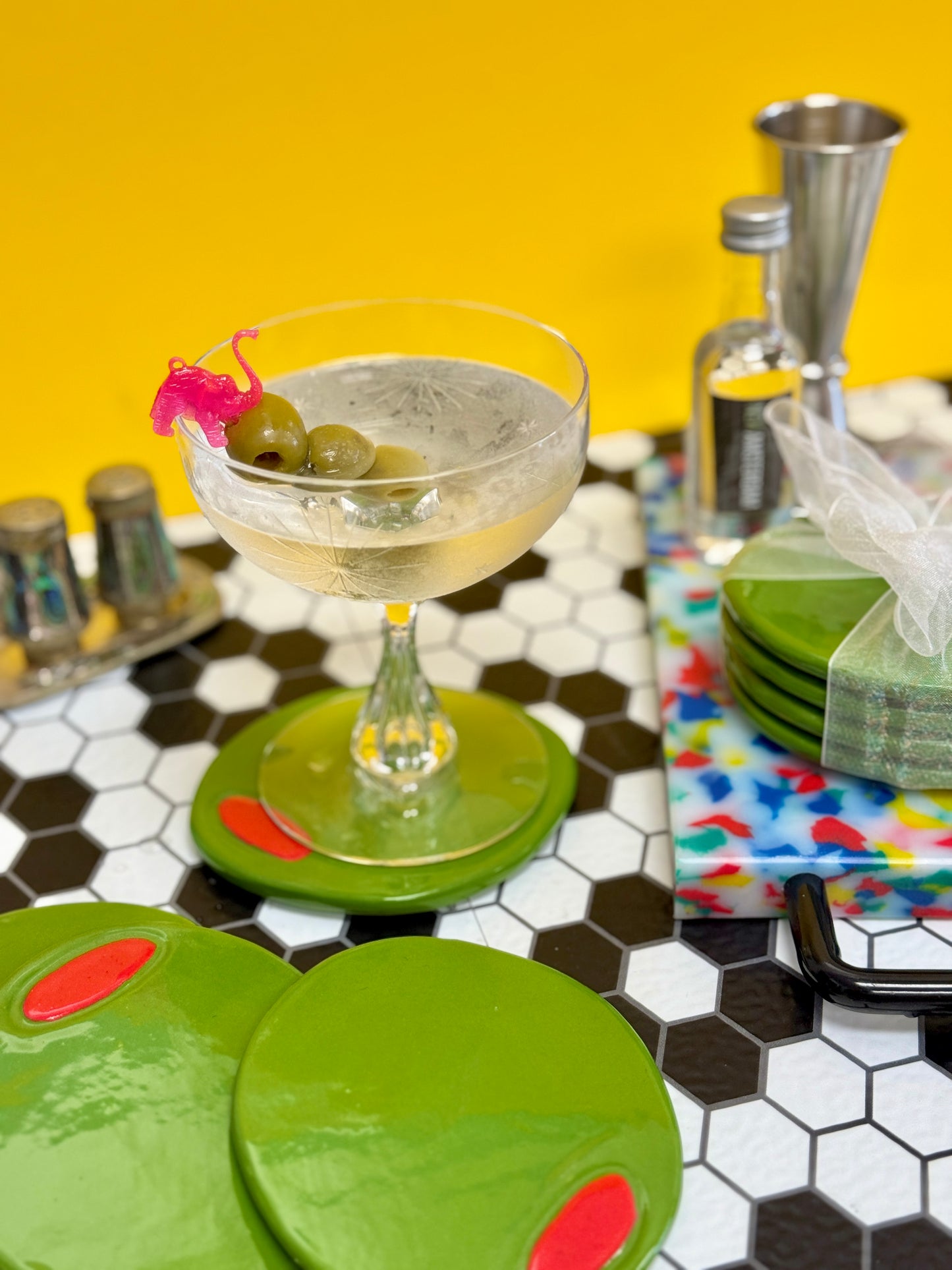 Olive Coasters