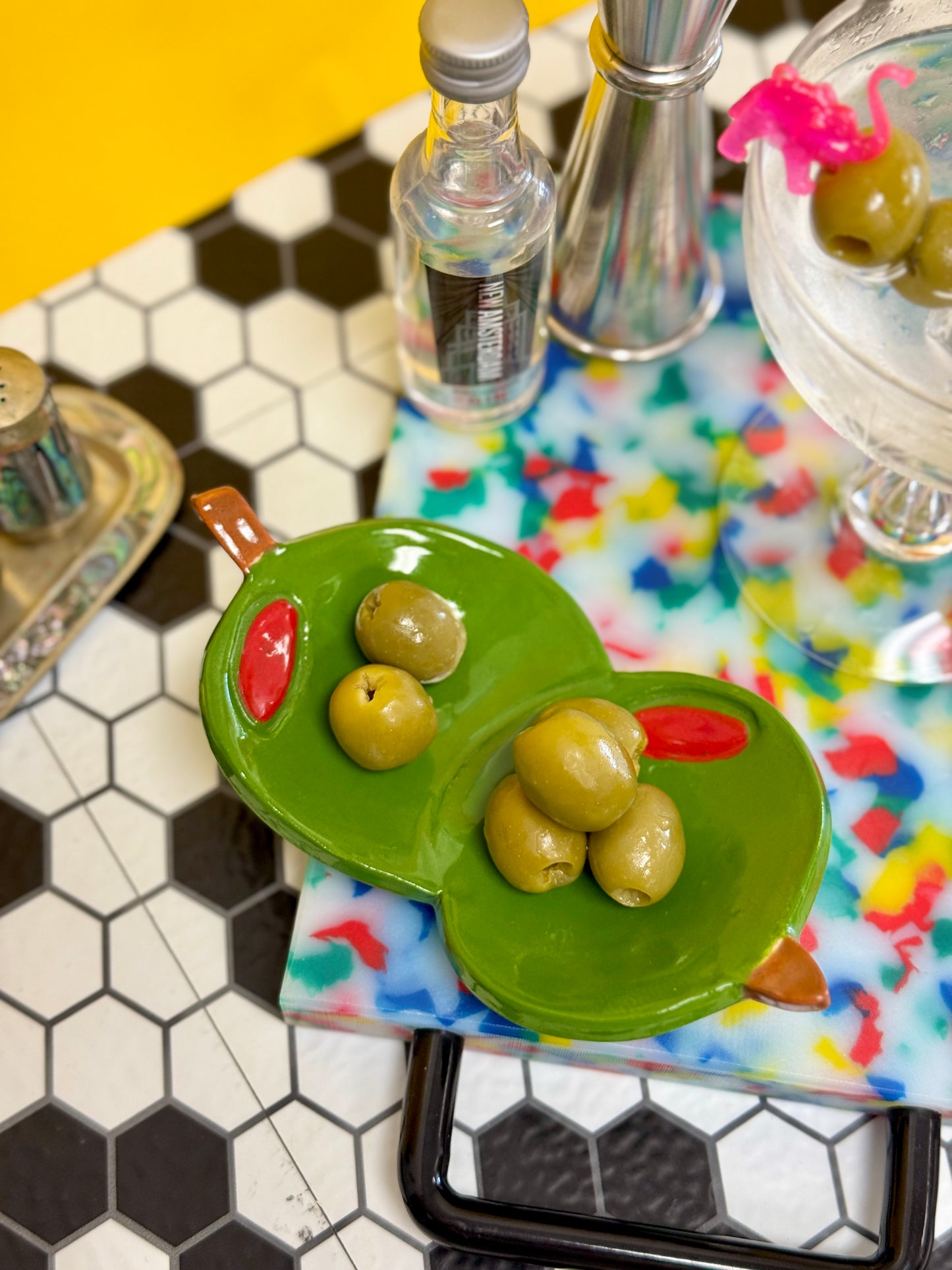 Cocktail Olives Dish