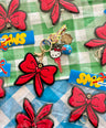 Red Bow Bag Charm