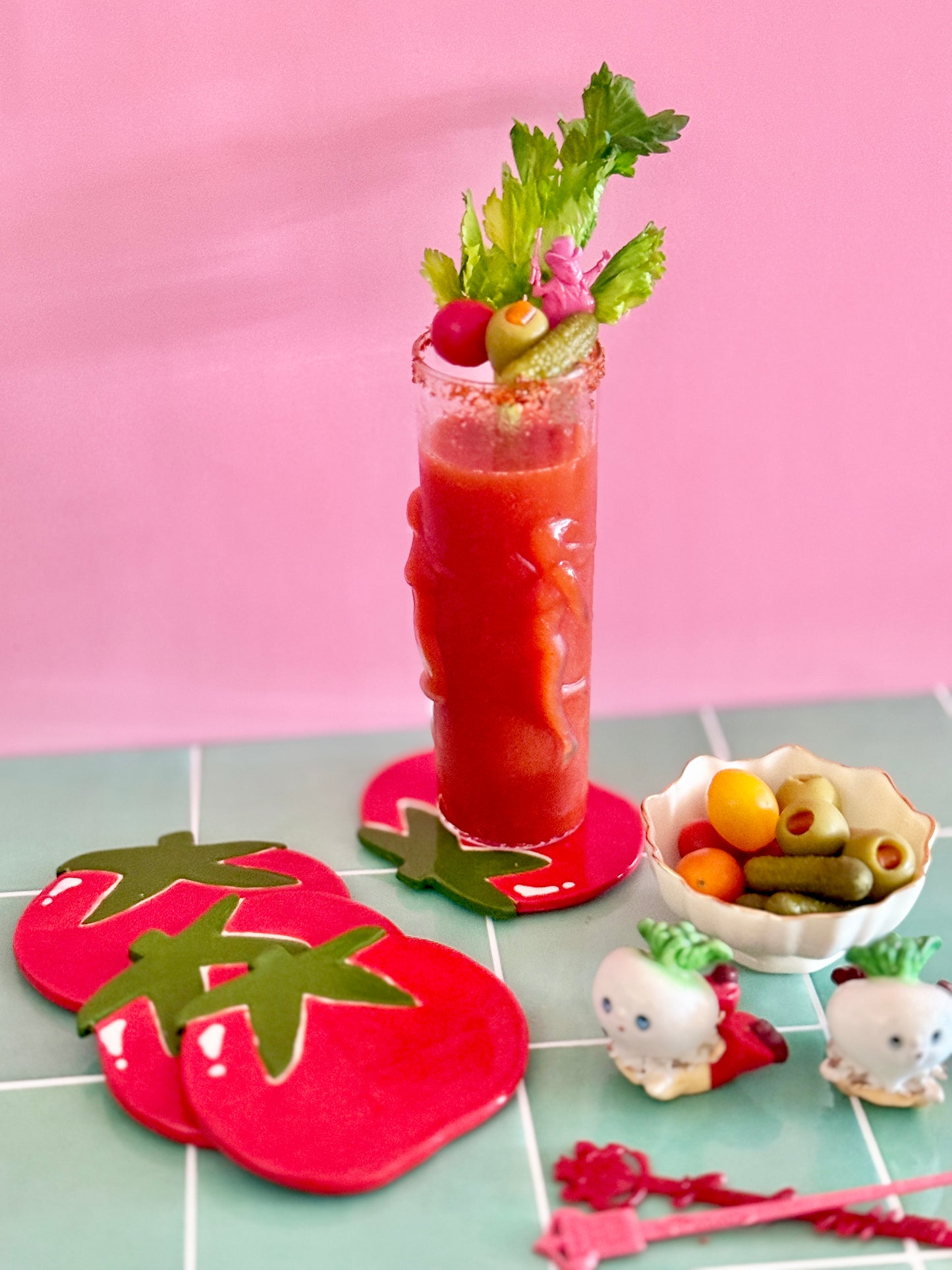 Tomato Coasters