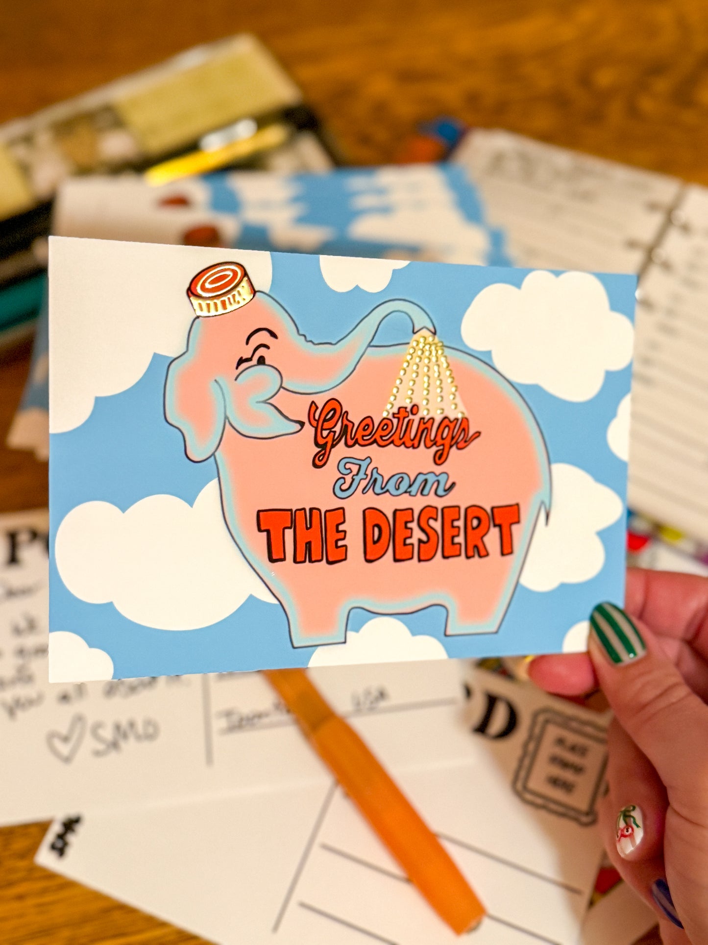 Welcome To The Desert Postcard