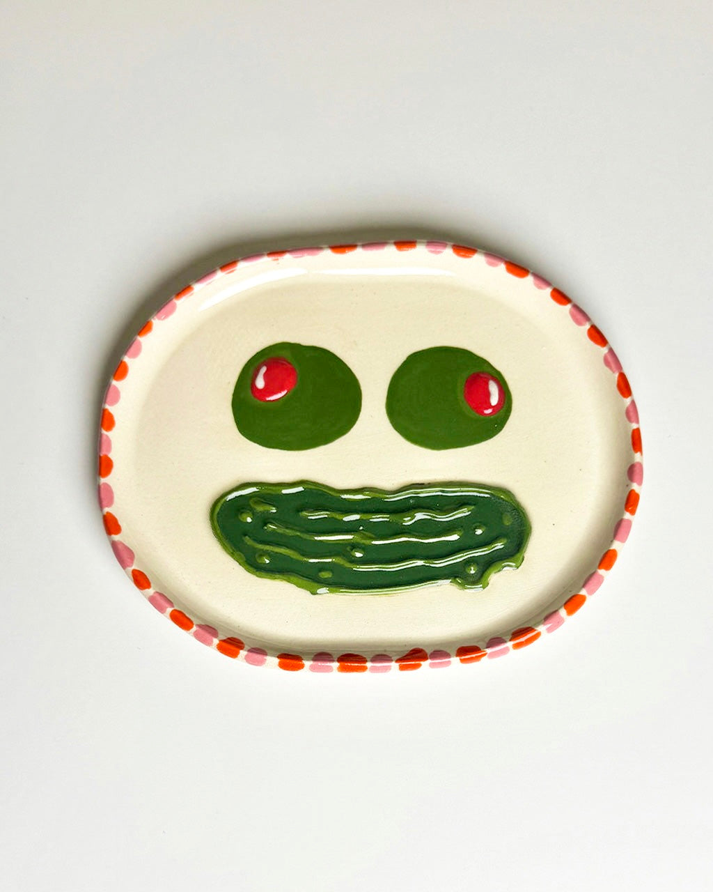 Olive + Pickle Face Tray