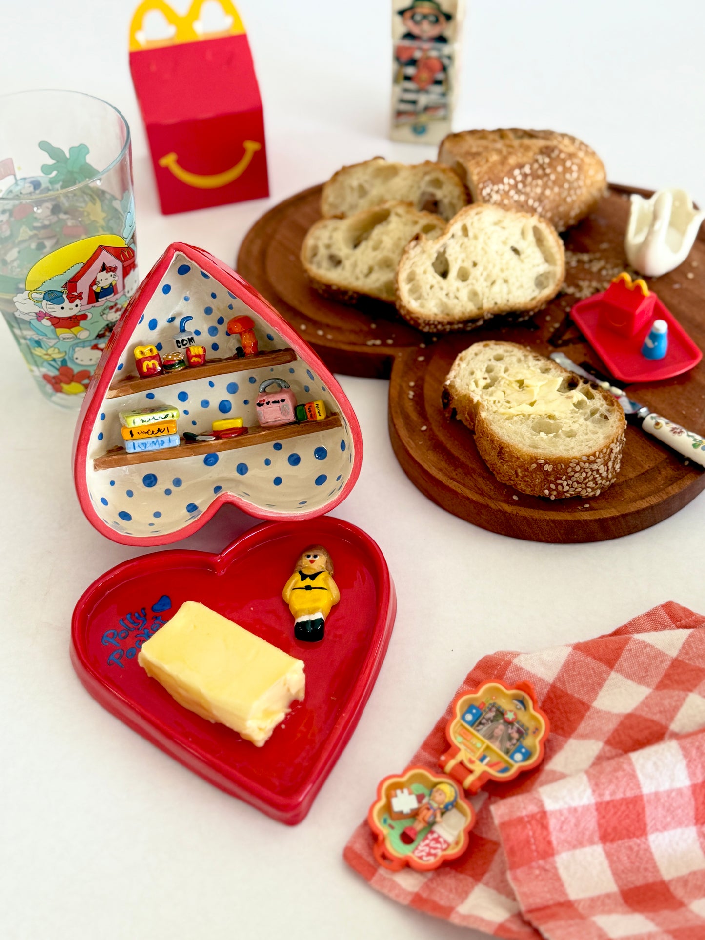 Red Polly Pocket Trinket Box