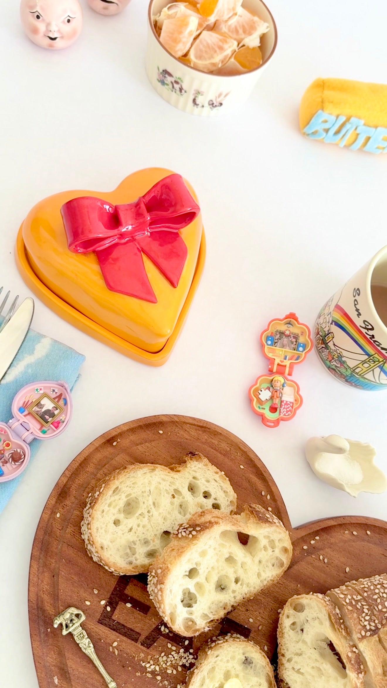 Orange Polly Pocket Trinket Box