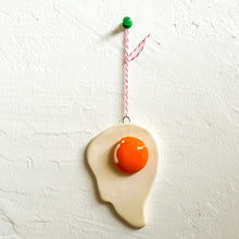 Load image into Gallery viewer, Drippy Fried Egg Ornament

