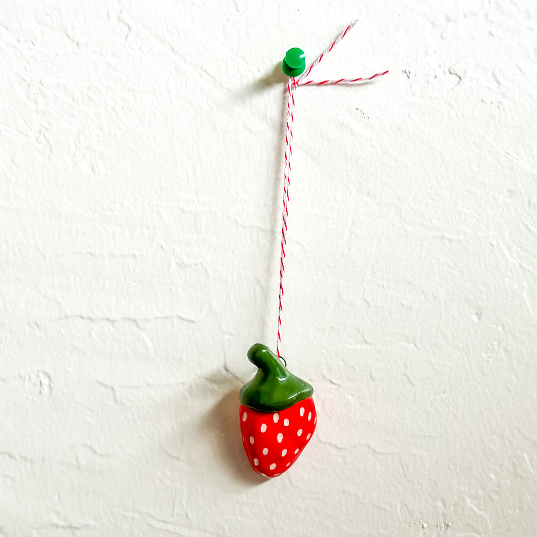 Teenie Strawberry Ornament