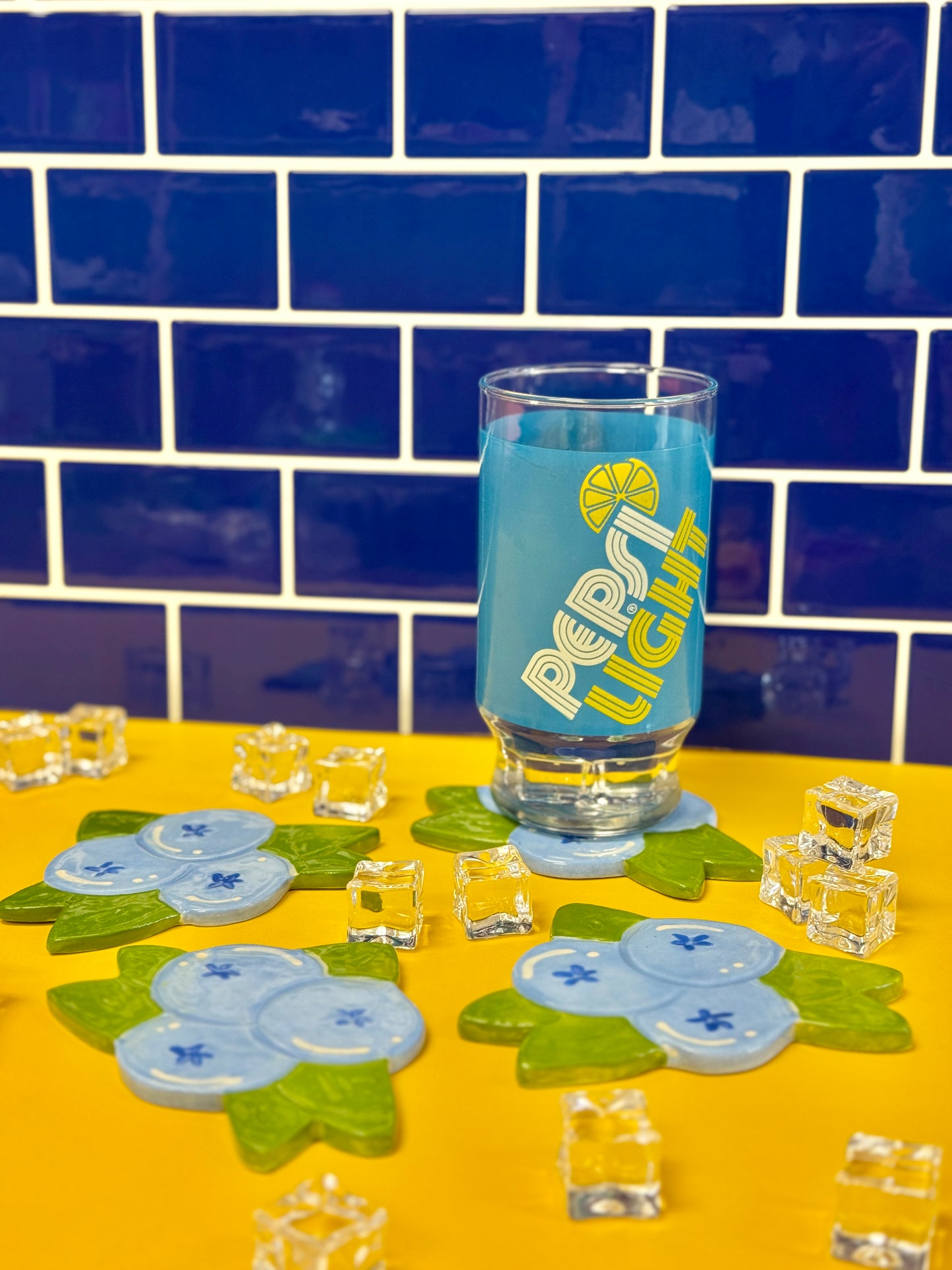 Blueberry Coasters