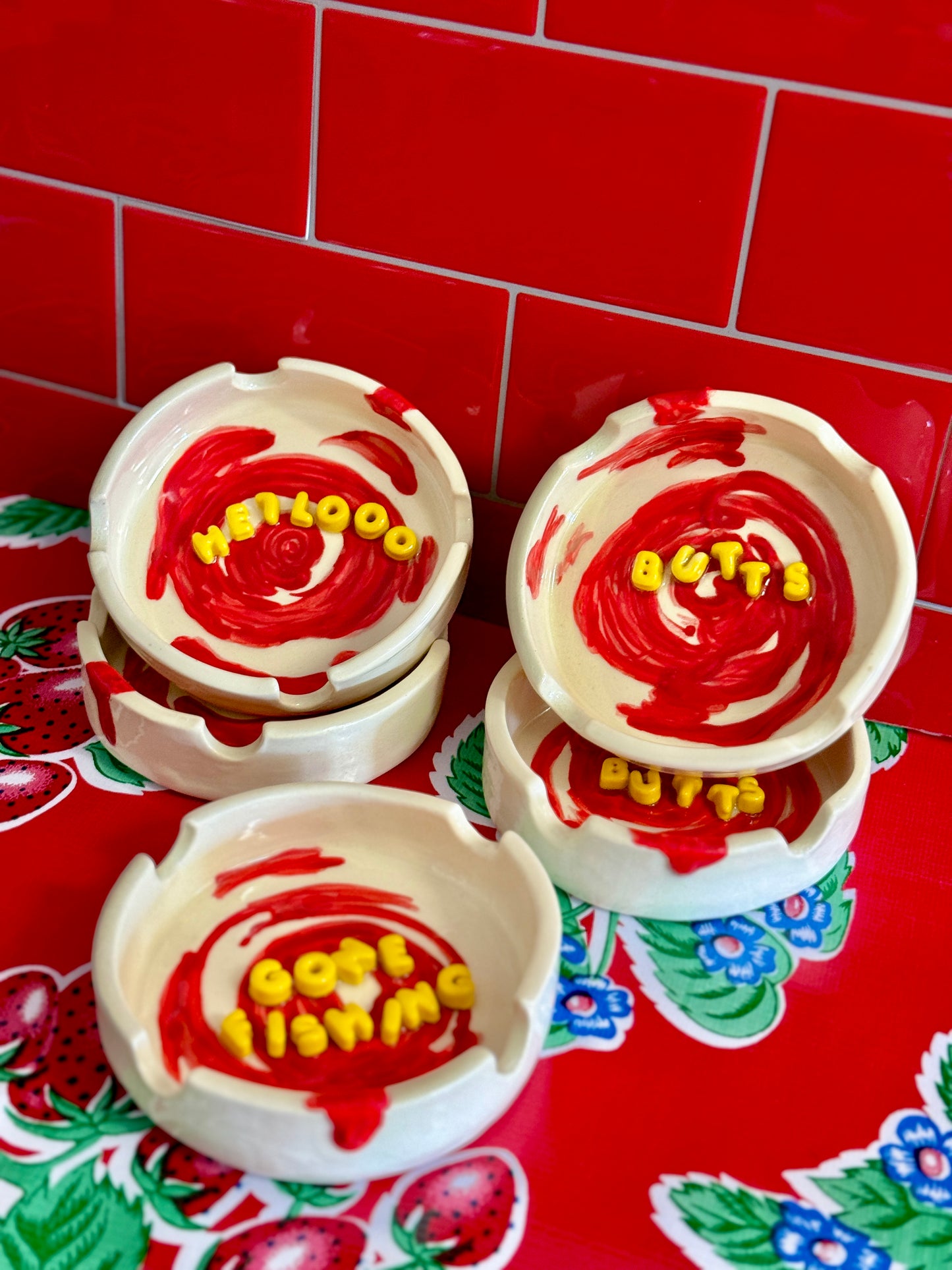 Alphabet Soup Ashtray