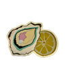 Oyster and Lemon Sticker