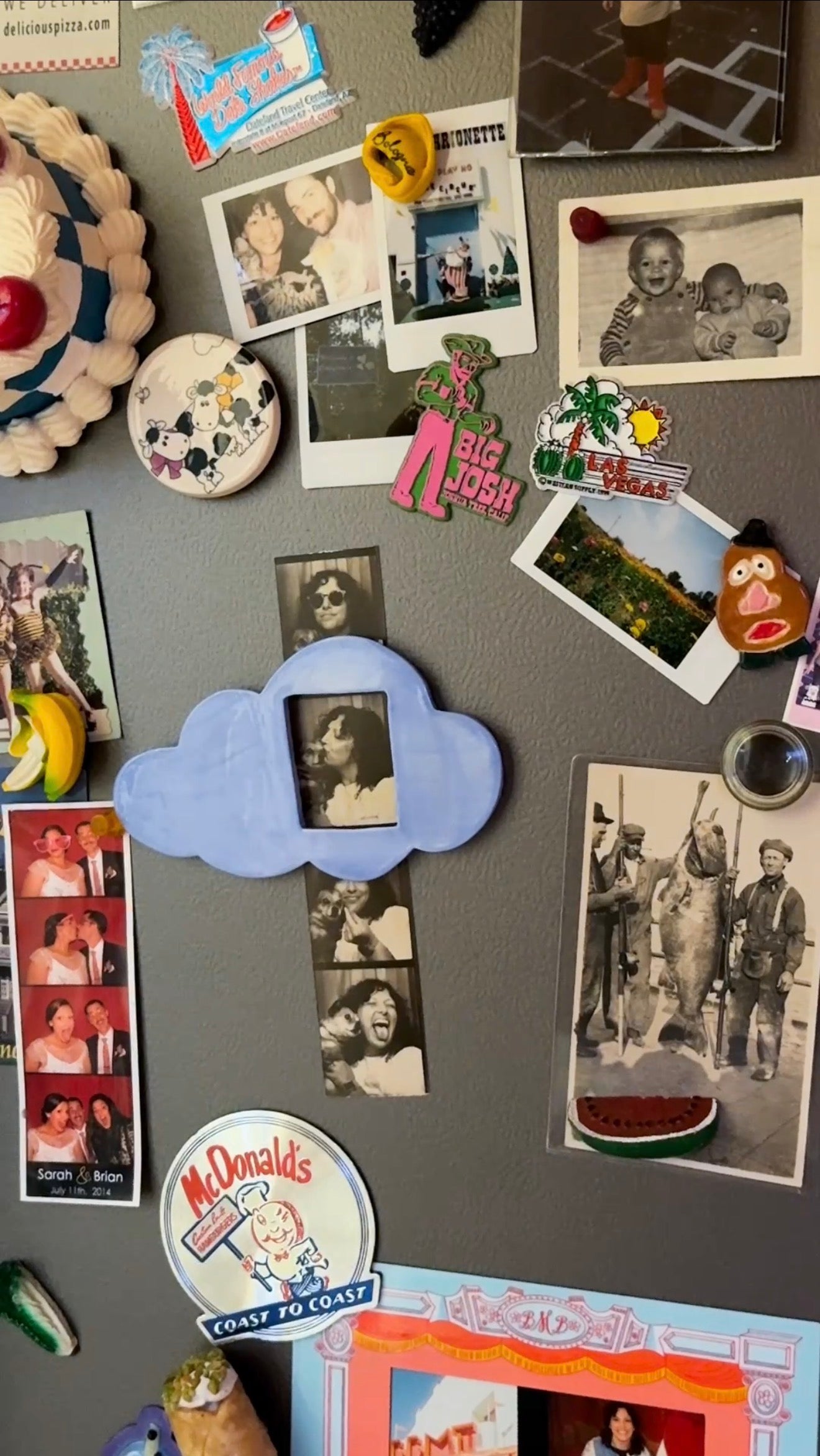 Blue Cloud Magnet Frame
