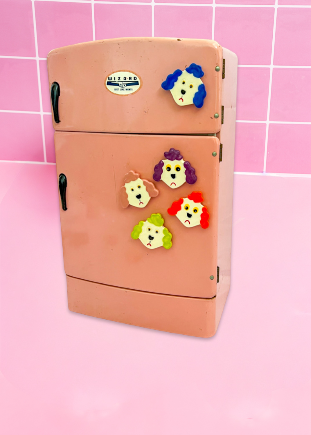 Puffy Poodle Magnet