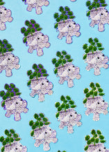 Load image into Gallery viewer, Pilea Plant Wicker Elephant Sticker
