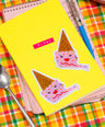 Melty Ice Cream Cone Sticker