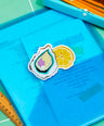 Oyster and Lemon Sticker