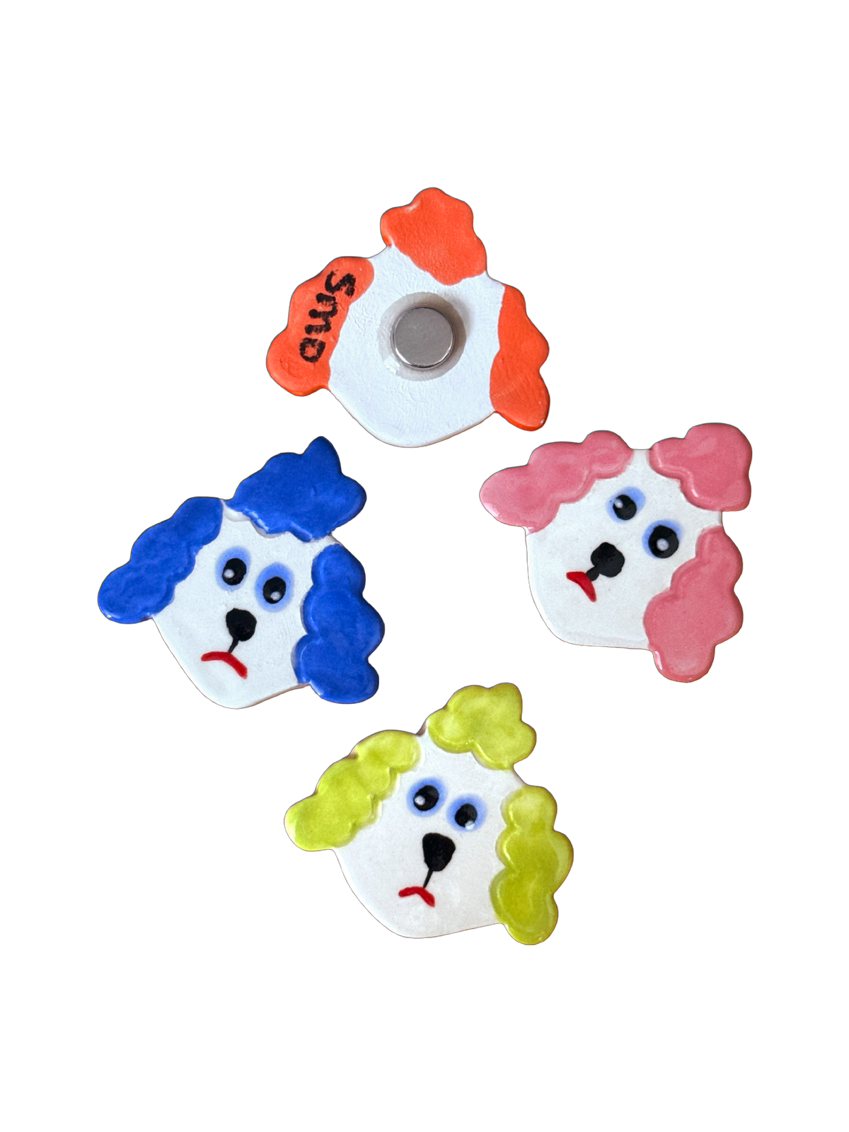 Puffy Poodle Magnet