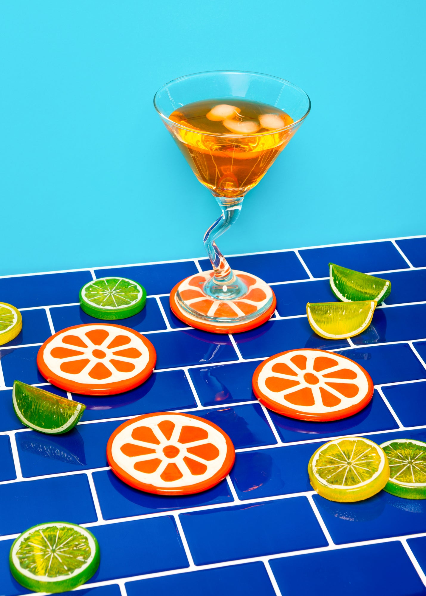 Orange Coasters