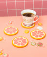 Grapefruit Coasters