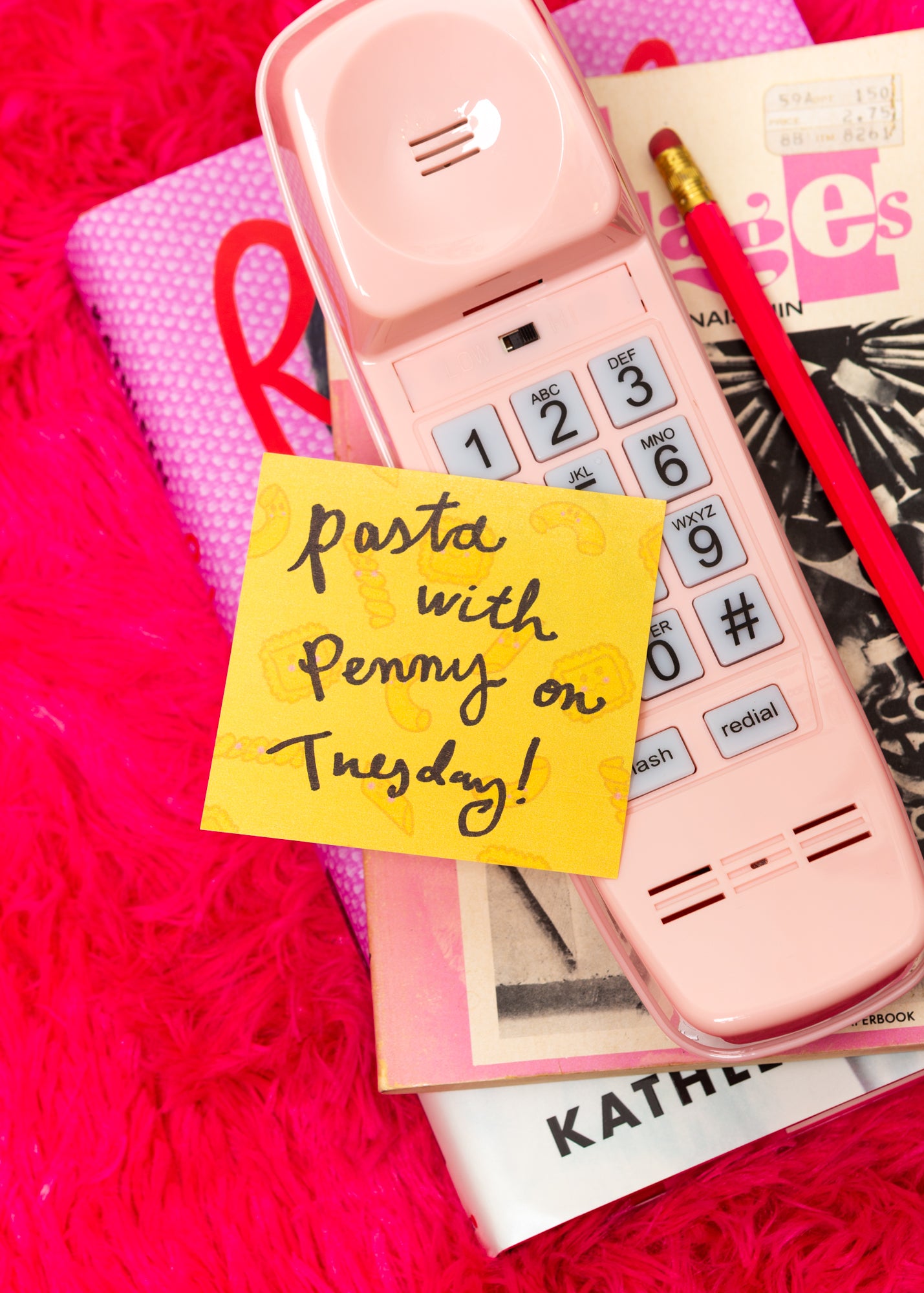 Penne For Your Thoughts Sticky Notes