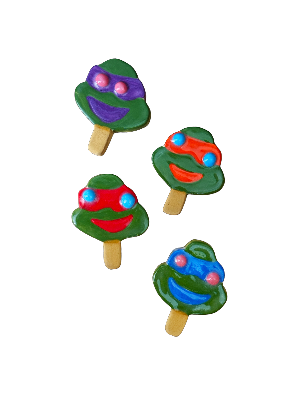 Ninja Turlte Popsicle Magnet