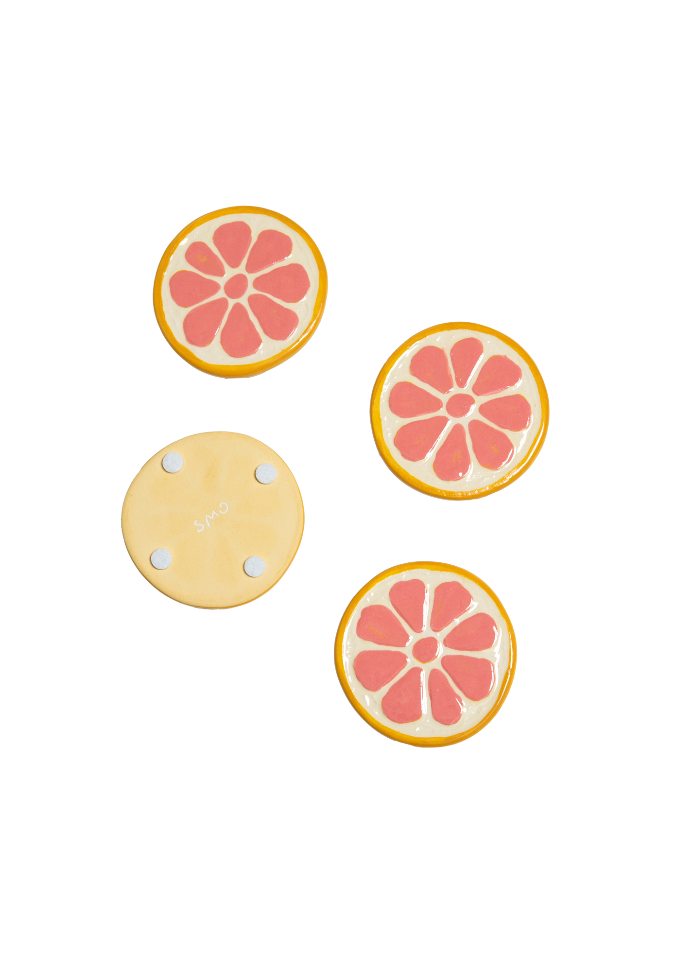 Grapefruit Coasters