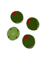 Olive Coasters