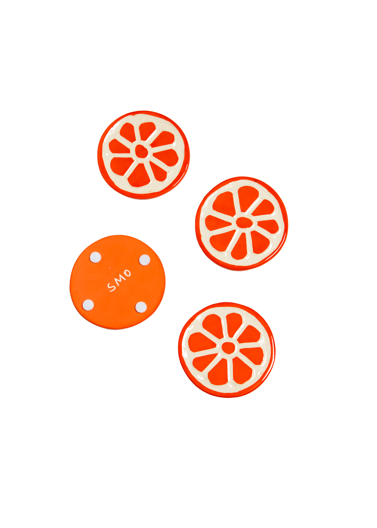 Orange Coasters