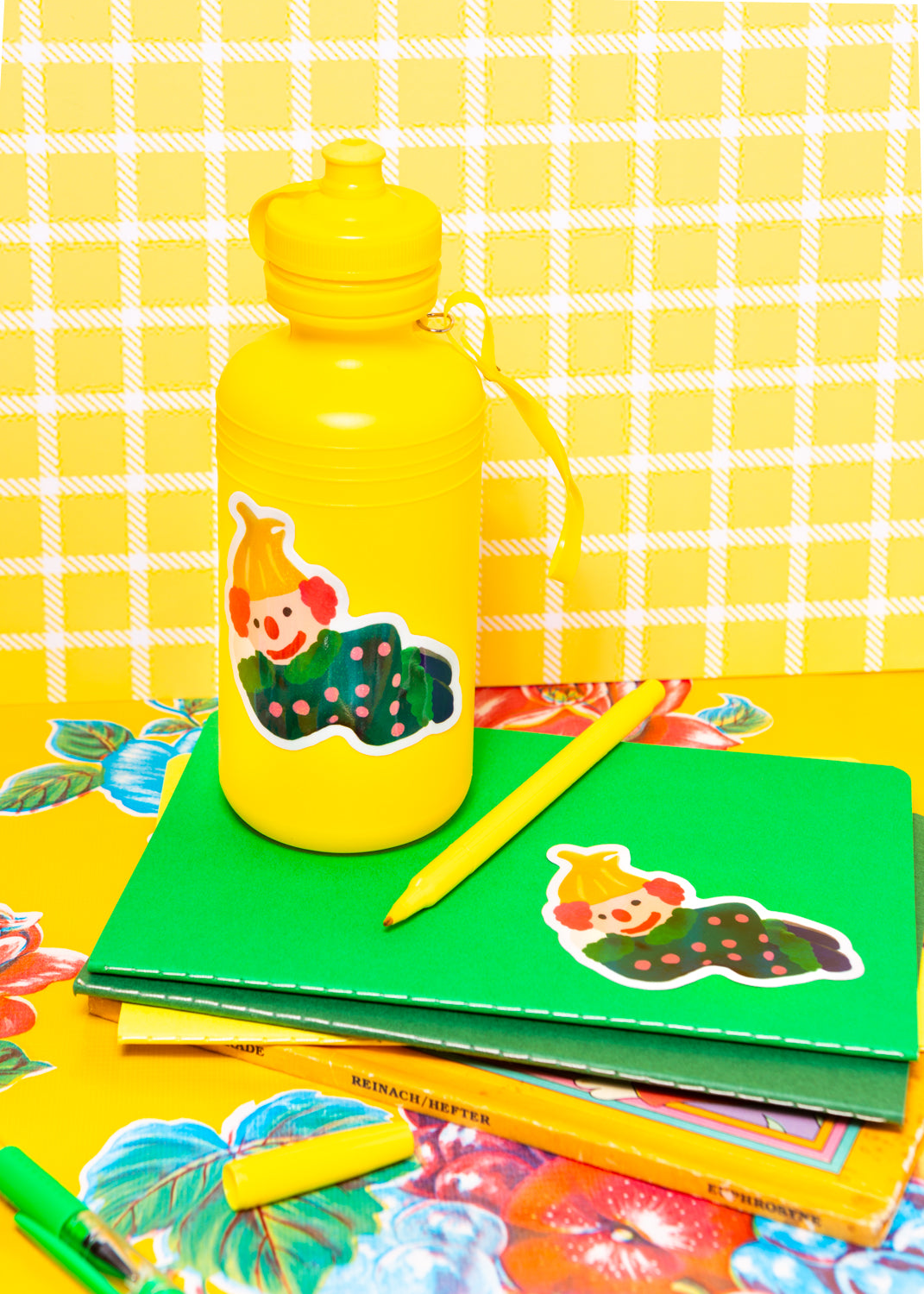 Lazy Clown Sticker