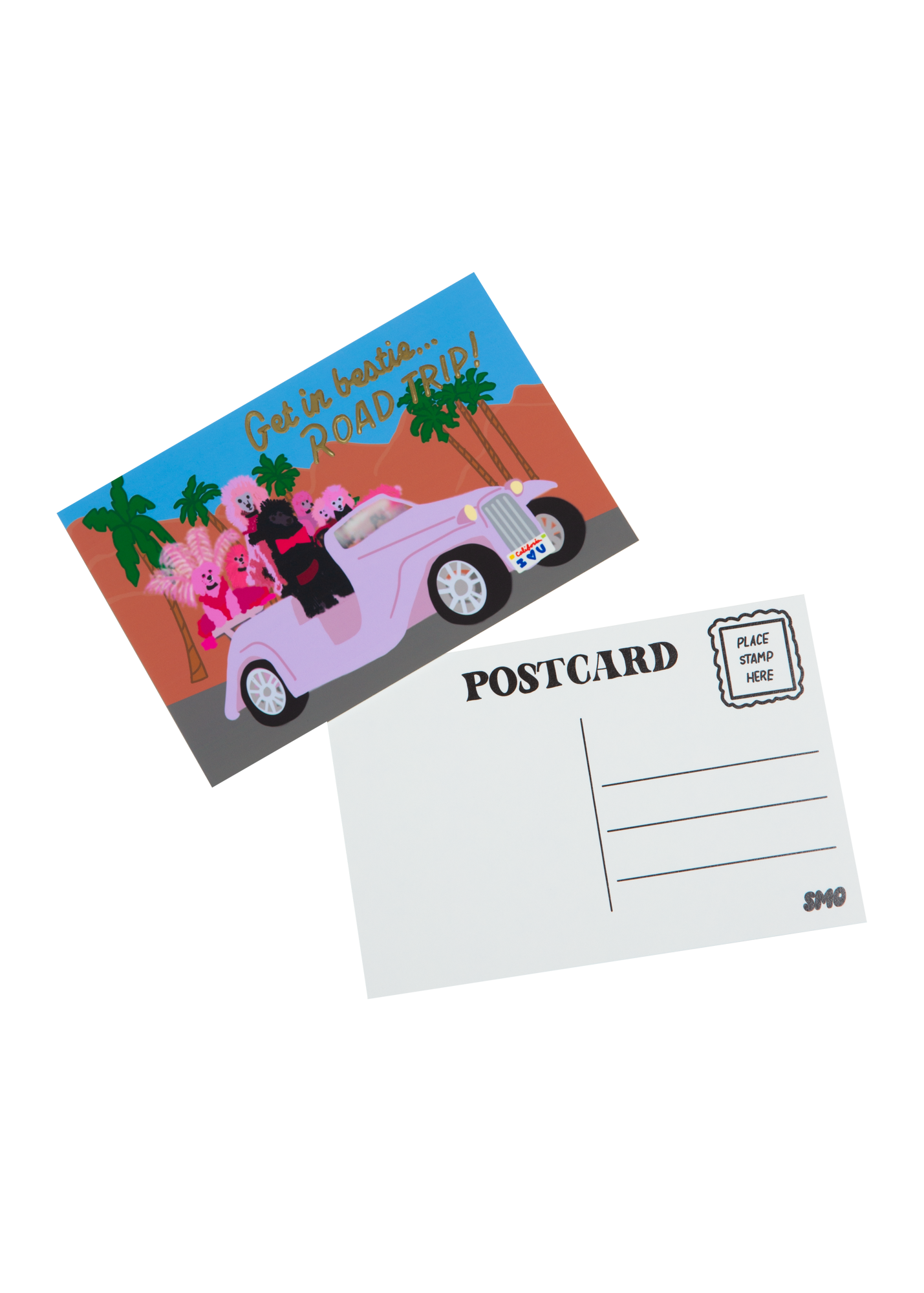 Road Trip Postcard