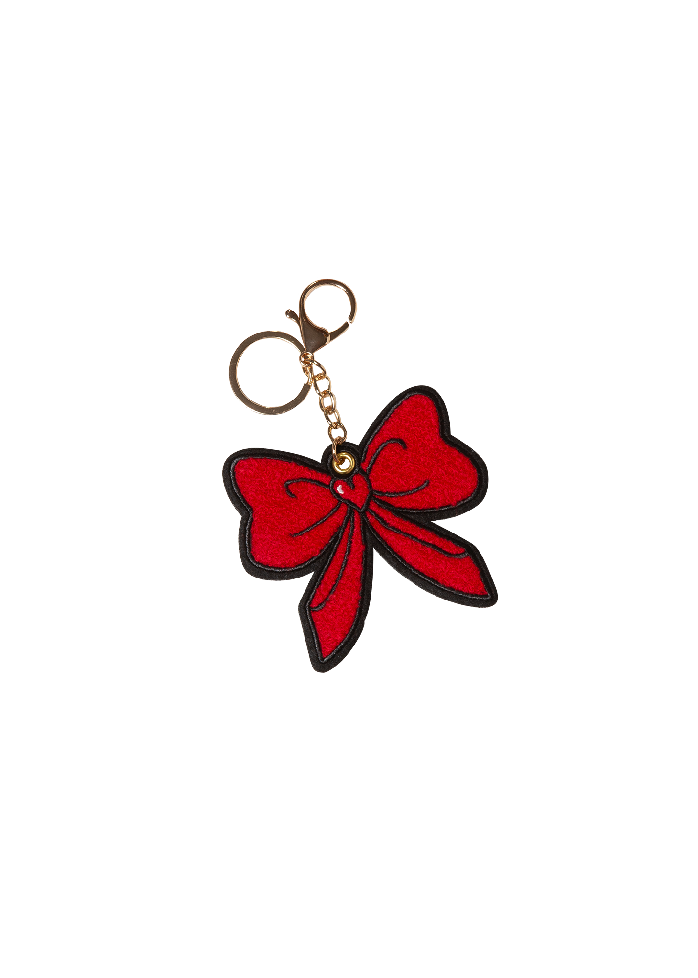 Red Bow Bag Charm