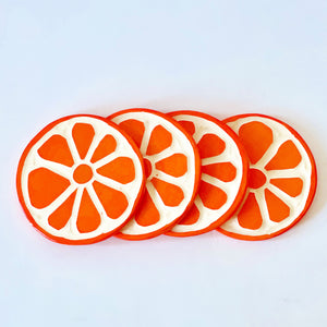Orange Coasters