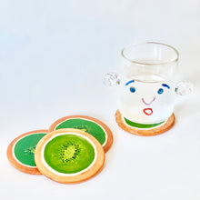 Load image into Gallery viewer, Kiwifruit Coasters
