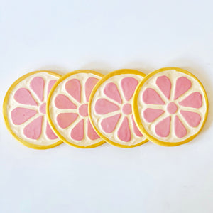 Grapefruit Coasters